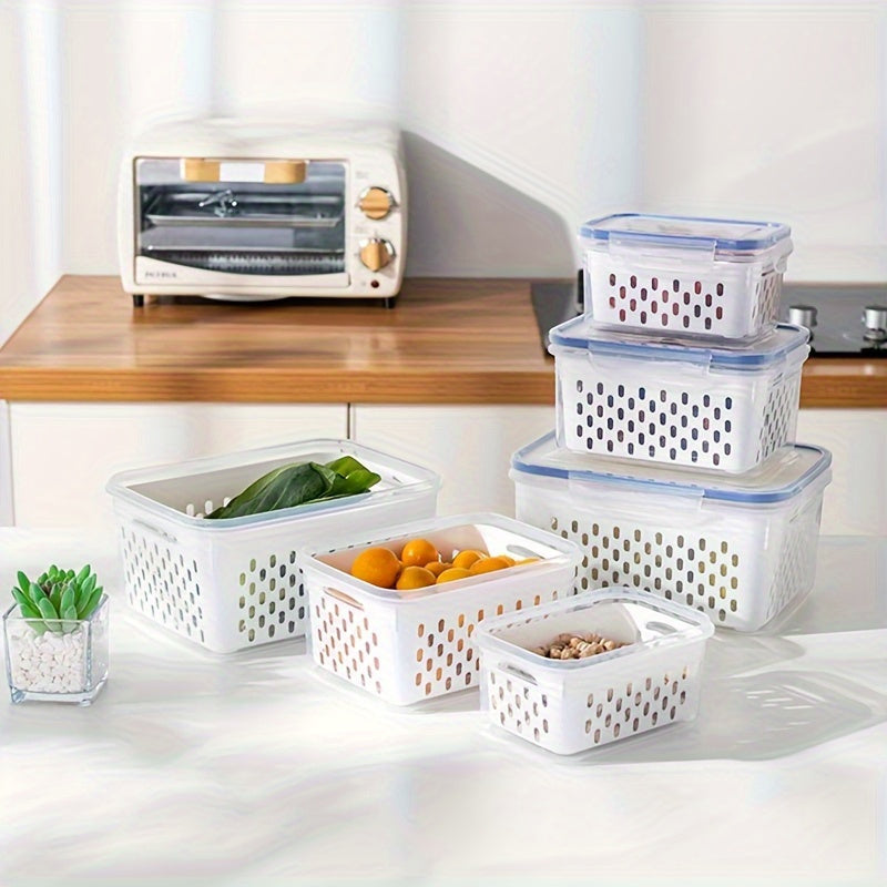 Conjunto de 4 Recipientes de Armazenamento de Alimentos Premium