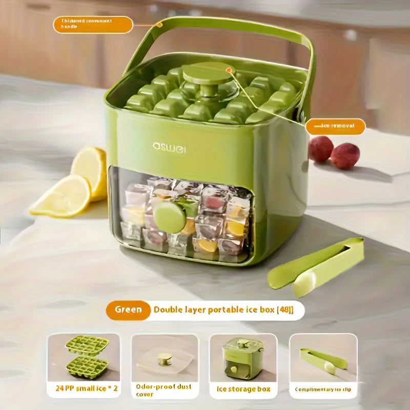 Fabricador de Gelo Extra Grande com 48 Cubos