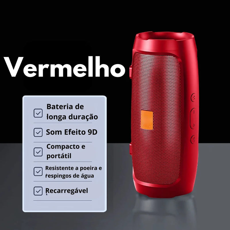 Caixa de Som Charge Mini 3 + Portátil Com Bluetooth Radio Hi-Fi Sem Fio Bateria de Longa Duração Caixa de Musica