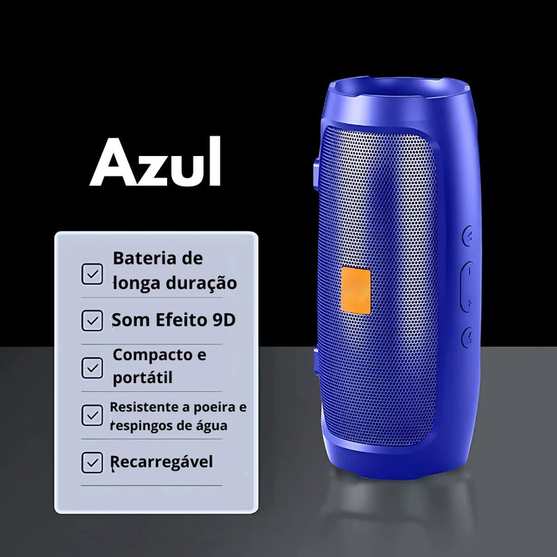 Caixa de Som Charge Mini 3 + Portátil Com Bluetooth Radio Hi-Fi Sem Fio Bateria de Longa Duração Caixa de Musica