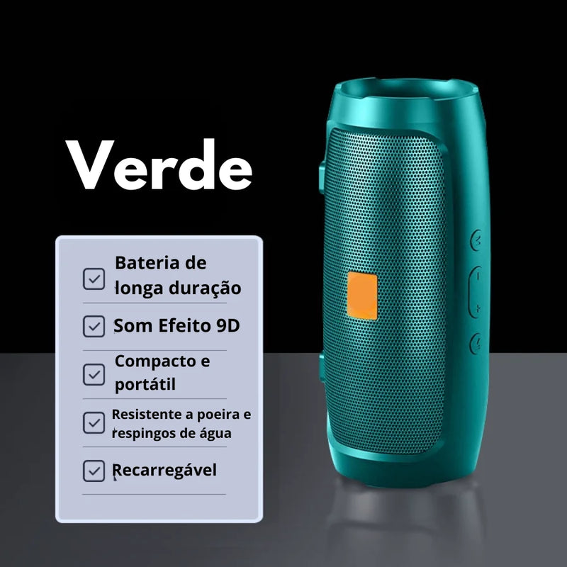 Caixa de Som Charge Mini 3 + Portátil Com Bluetooth Radio Hi-Fi Sem Fio Bateria de Longa Duração Caixa de Musica