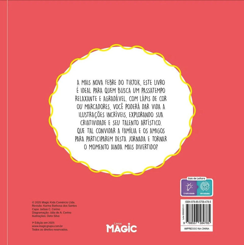 Livro para colorir Cozy Magic Kids