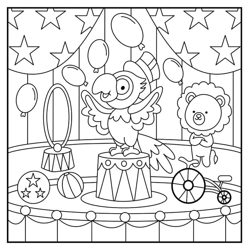 Livro para colorir Cozy Magic Kids
