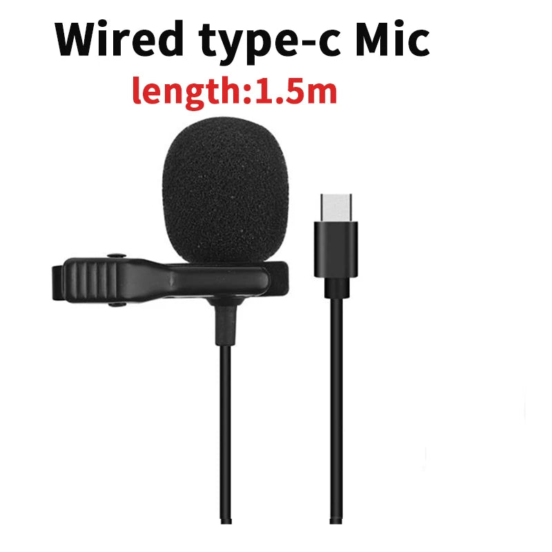 Wireless Lavalier Microphone Portable - Escolha o modelo para o seu celular