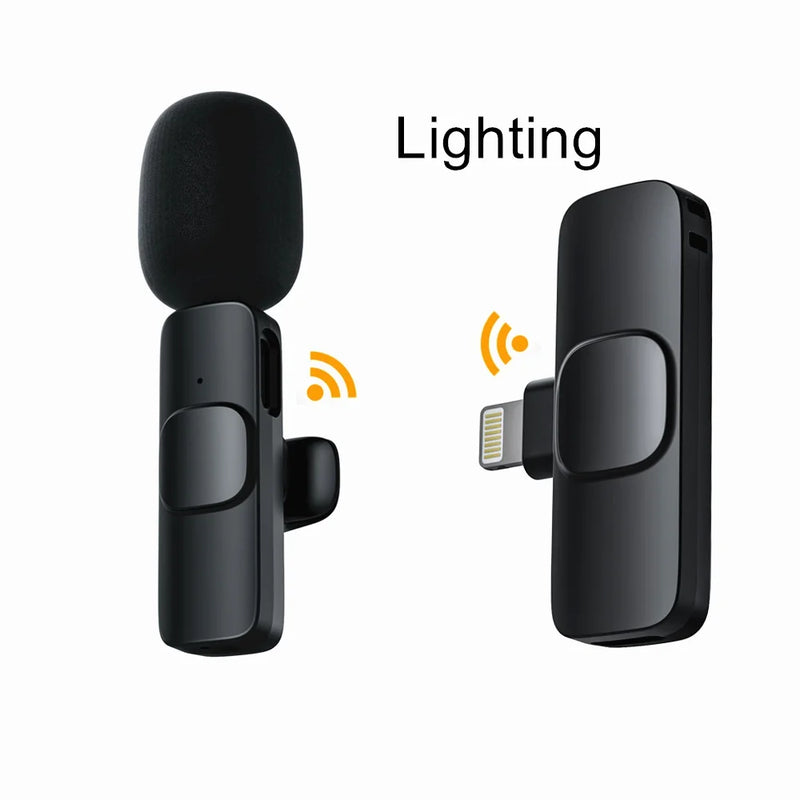 Wireless Lavalier Microphone Portable - Escolha o modelo para o seu celular