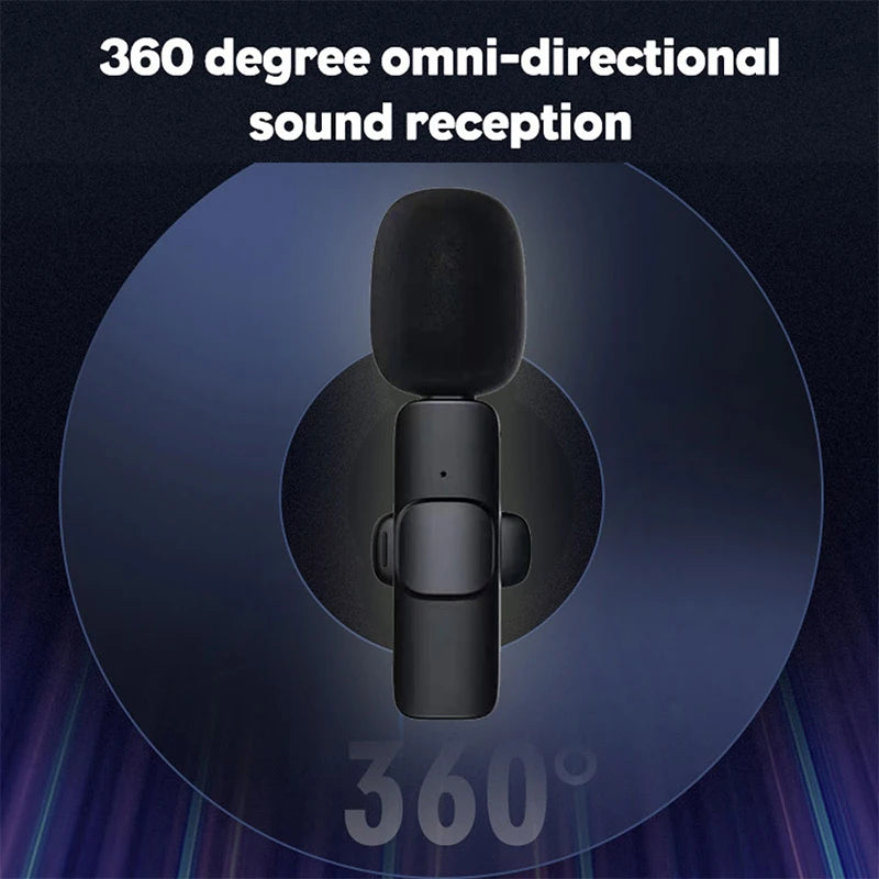 Wireless Lavalier Microphone Portable - Escolha o modelo para o seu celular