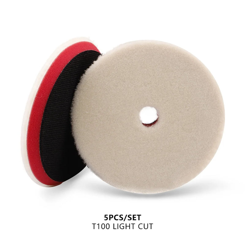 SPTA 3"(80mm)/5"(125mm)/6"(150mm) Boina de Lã Japonesa para Polimento Boina de Lã para Polimento Para Remoção de Riscos Automotivos