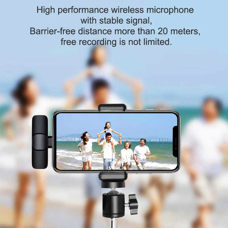Wireless Lavalier Microphone Portable - Escolha o modelo para o seu celular