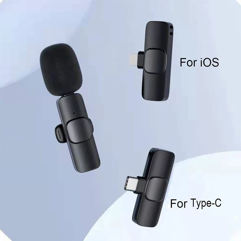 Wireless Lavalier Microphone Portable - Escolha o modelo para o seu celular
