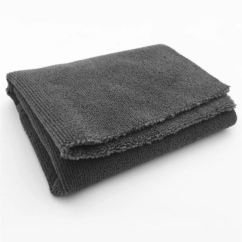 Especial Para Cuidados Automotivos Cera de Detalhamento Rápido Polimento/Lustro 40X40CM Pano Cinza Toalha de Microfibra Sem Borda Cobra