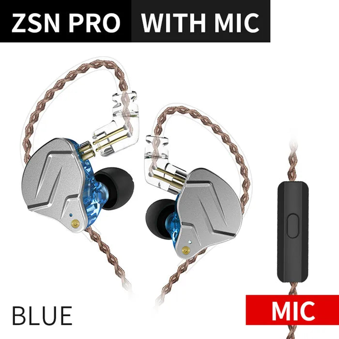 KZ ZSN Pro Metal Earphones