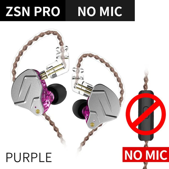 KZ ZSN Pro Metal Earphones