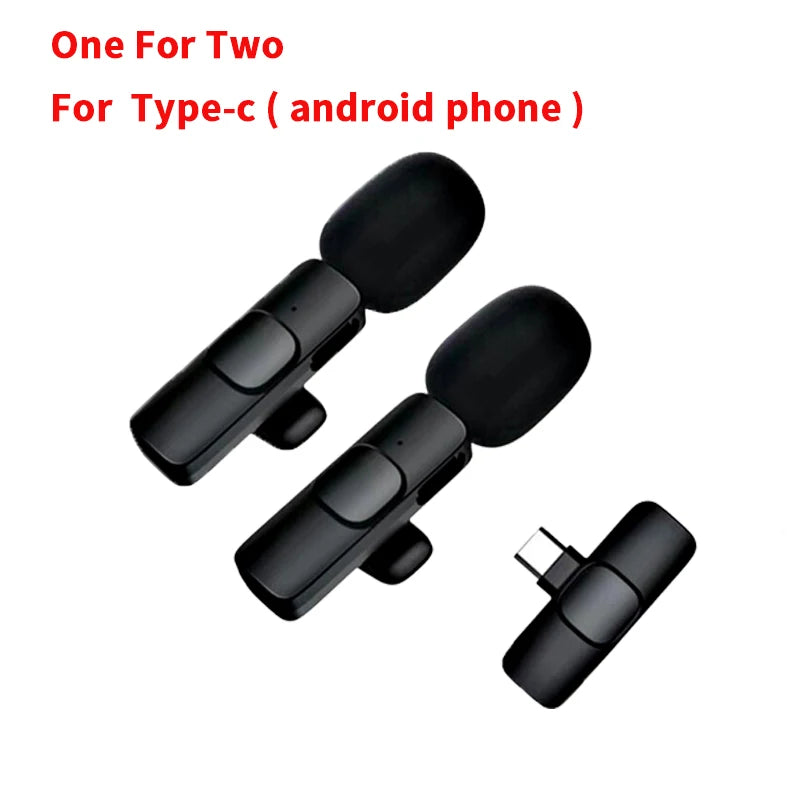 Wireless Lavalier Microphone Portable - Escolha o modelo para o seu celular