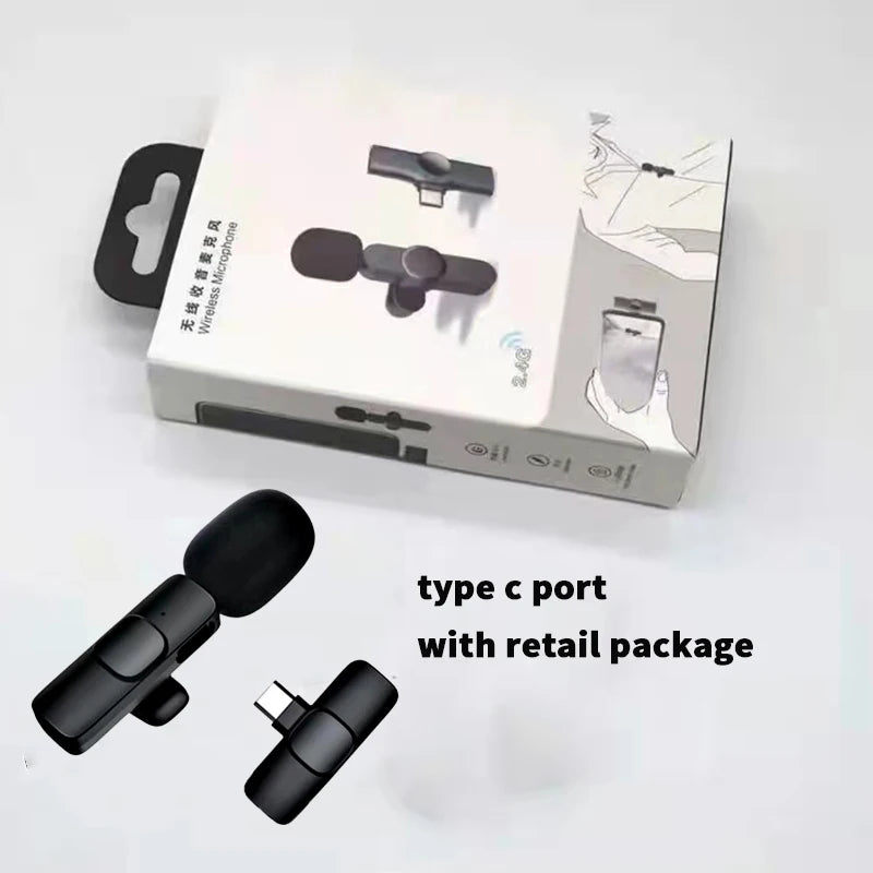 Wireless Lavalier Microphone Portable - Escolha o modelo para o seu celular