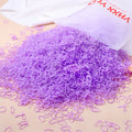 500/1000/2000pcs Elásticos de Cabelo Coloridos Descartáveis para Meninas