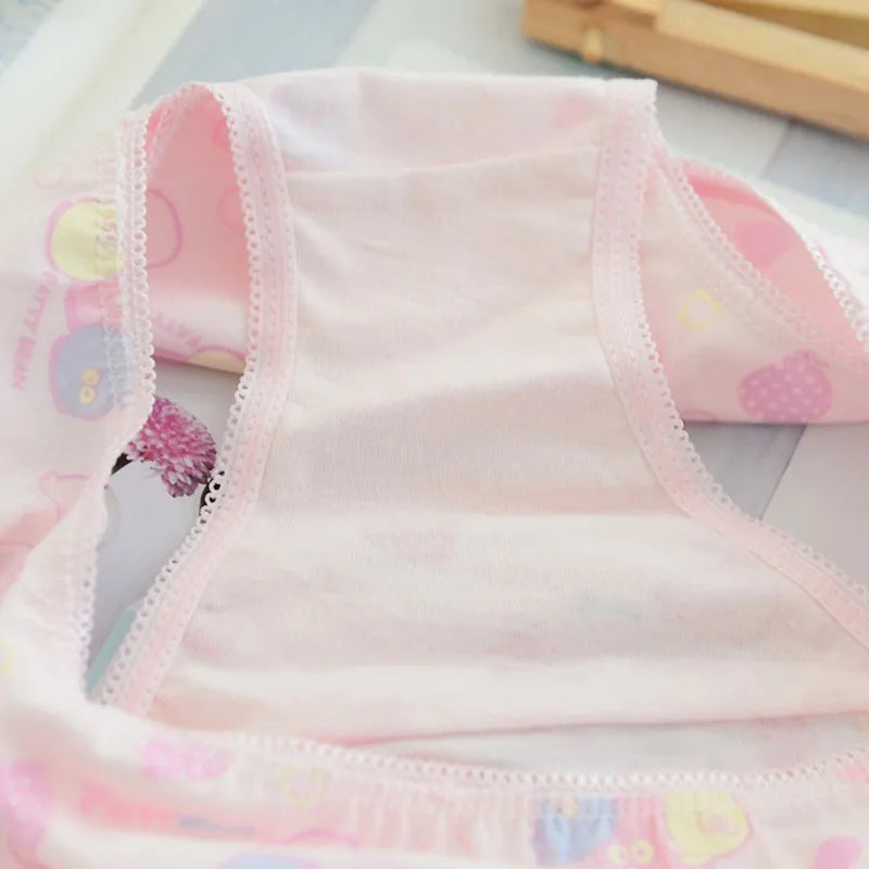 Conjunto de 6 Calcinhas para Meninas Bebês e Crianças
