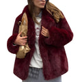 Casacos Sólidos Temperamento Para Mulheres Lapela Manga Longa Botões Patchwork Designer Casacos Femininos Moda Estilo Roupas