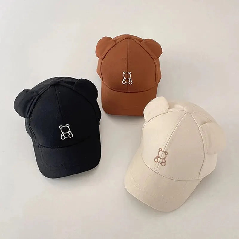 Boné Infantil Urso Ajustável