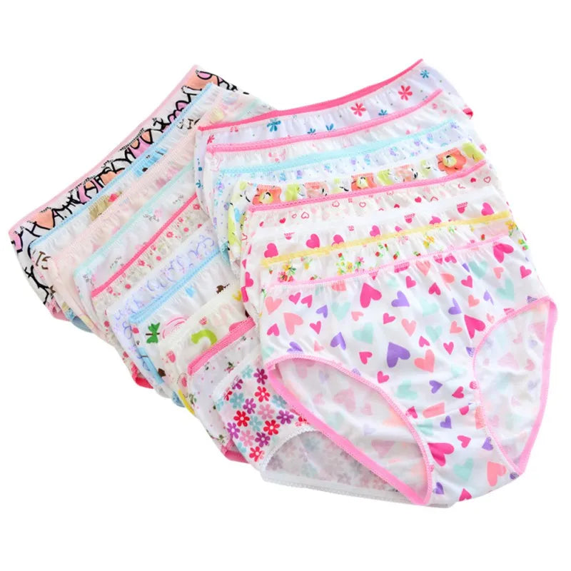 Conjunto de 6 Calcinhas para Meninas Bebês e Crianças