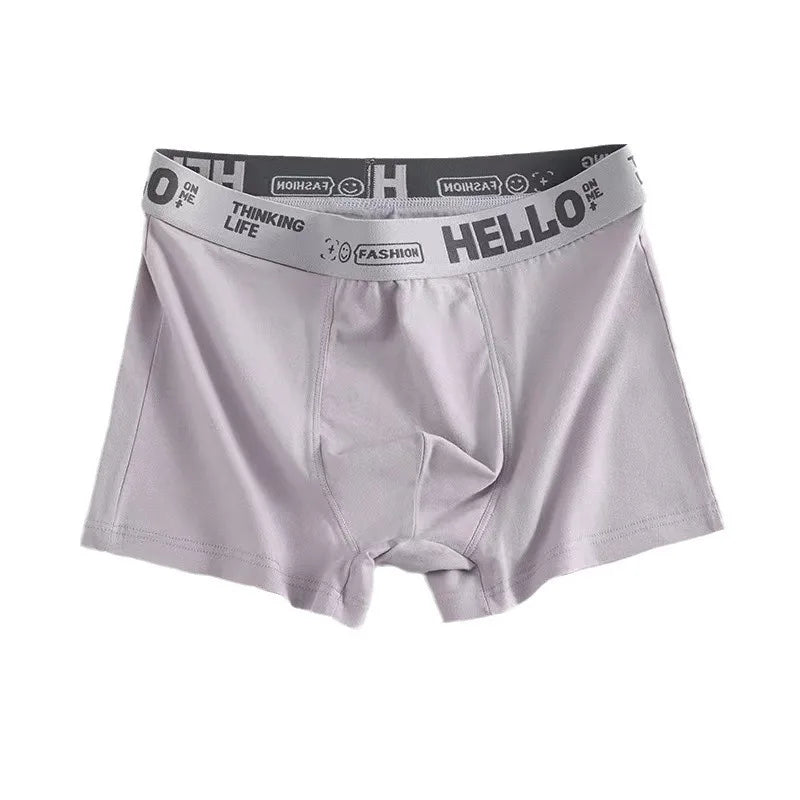 Boxers Confortáveis com Estampa 'HELLO'