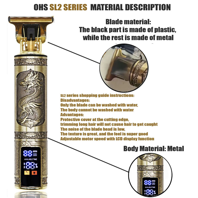 Máquina de Cortar Cabelo T9