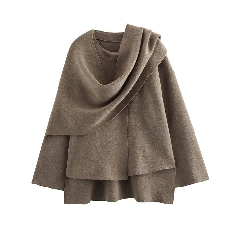 Casacos de Inverno de Pelúcia para Mulheres Cachecol Assimétrico Jaqueta de Meia-Estação para Mulheres Parkas Casaco Acolchoado de Manga Comprida Jaqueta Feminina