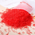 500/1000/2000pcs Elásticos de Cabelo Coloridos Descartáveis para Meninas