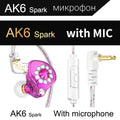 Fone de Ouvido HiFi com Driver de Cobre Original QKZ AK6