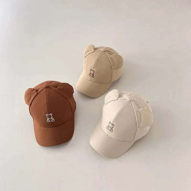 Boné Infantil Urso Ajustável