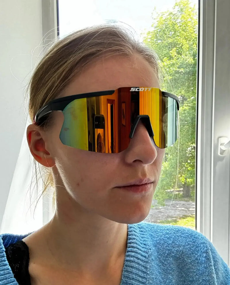 Óculos esportivo com proteção UV - 7 cores