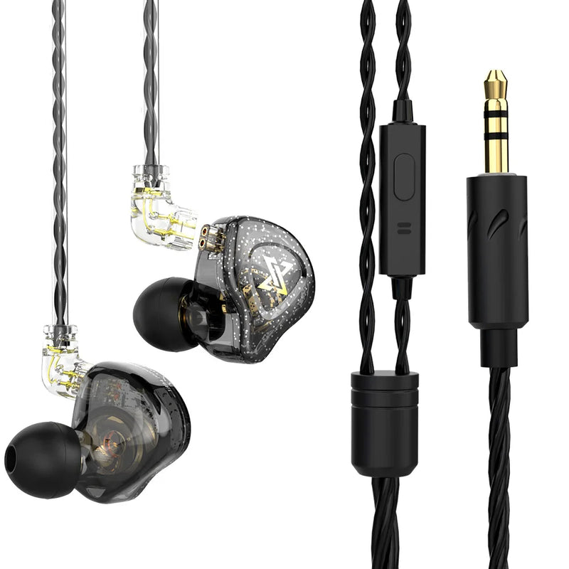 Fone de Ouvido HiFi com Driver de Cobre Original QKZ AK6