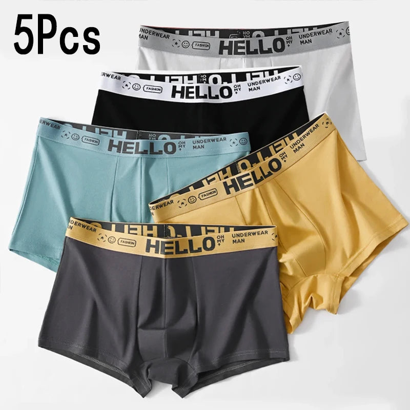 Boxers Confortáveis com Estampa 'HELLO'