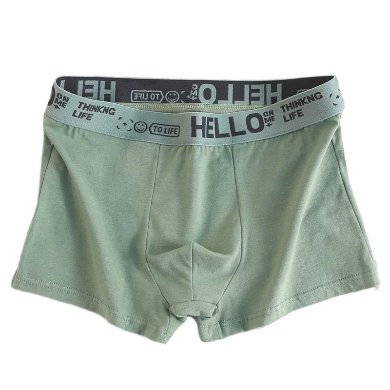 Boxers Confortáveis com Estampa 'HELLO'