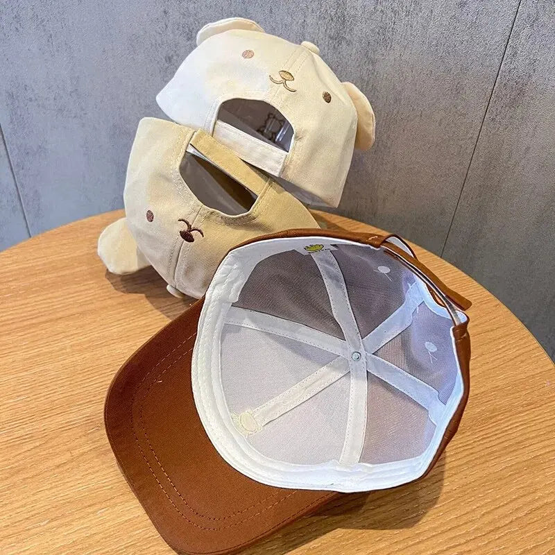 Boné Infantil Urso Ajustável
