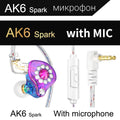 Fone de Ouvido HiFi com Driver de Cobre Original QKZ AK6