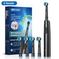 Escova de Dentes Elétrica Rotativa Recarregável para Adultos