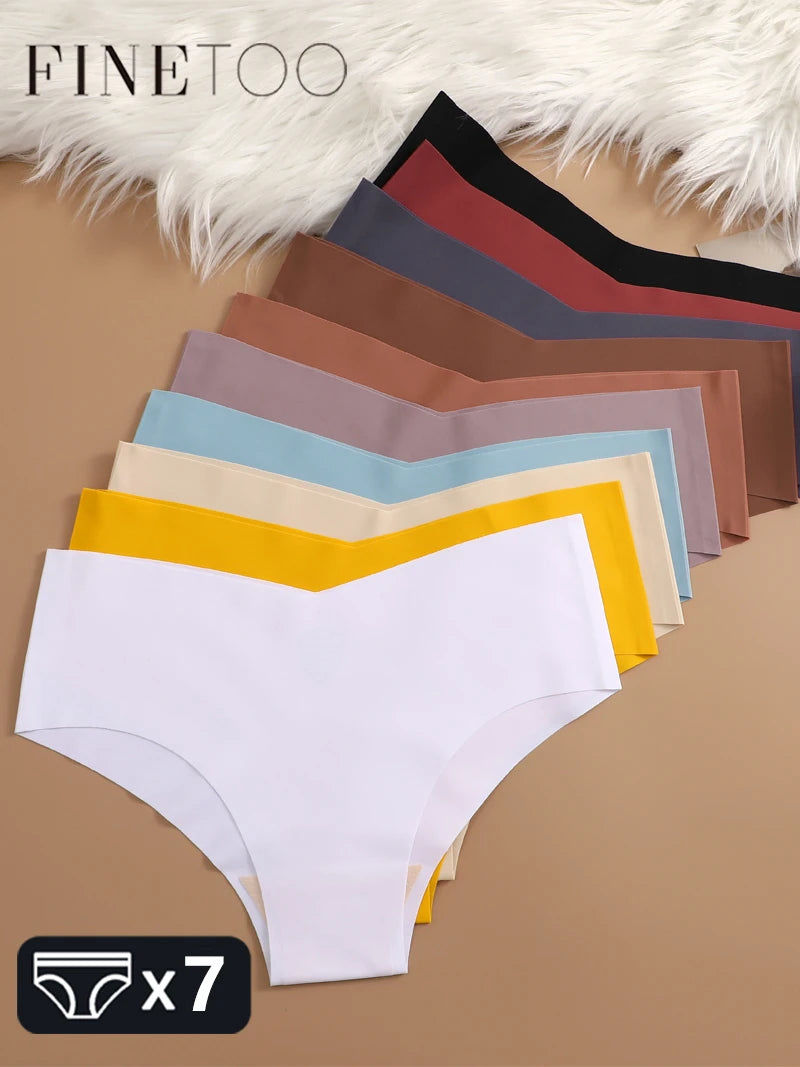 FINETOO - Conjunto de 7 Calcinhas Femininas Ultra-finas