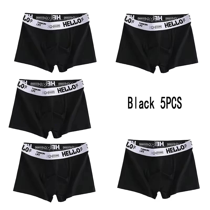 Boxers Confortáveis com Estampa 'HELLO'