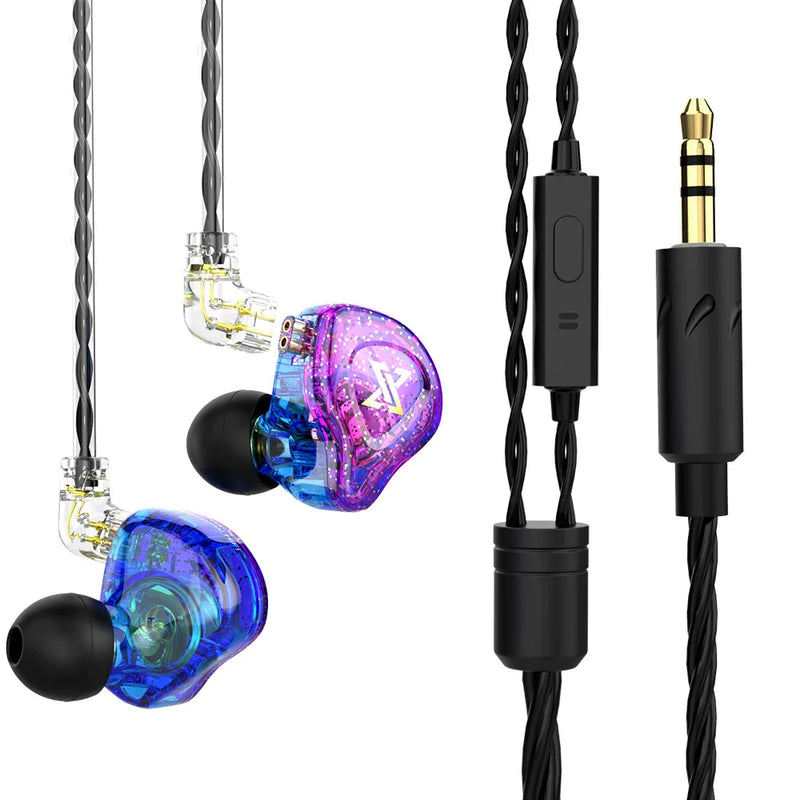 Fone de Ouvido HiFi com Driver de Cobre Original QKZ AK6