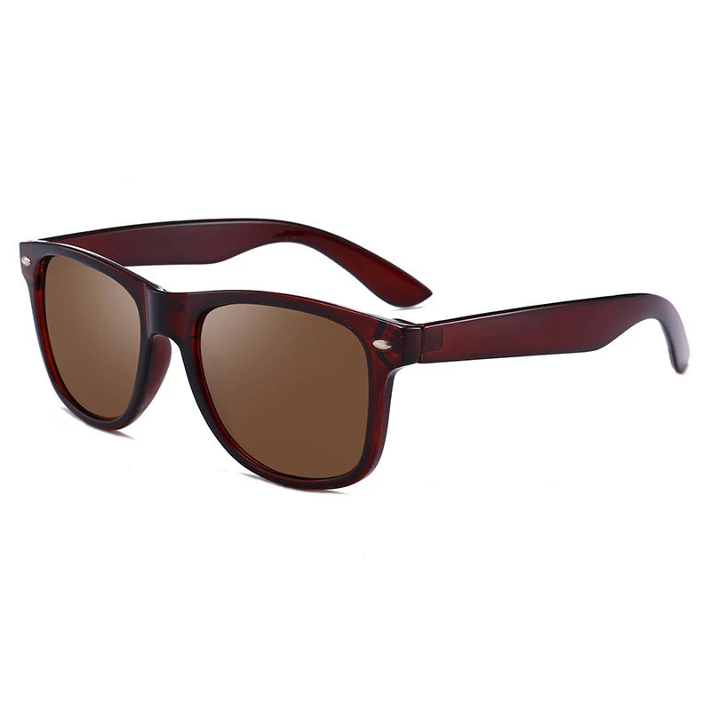 Óculos de Sol Quadrado Polarizado Masculino e Feminino