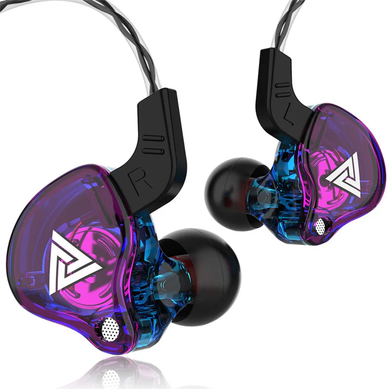 Fone de Ouvido HiFi com Driver de Cobre Original QKZ AK6