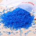 500/1000/2000pcs Elásticos de Cabelo Coloridos Descartáveis para Meninas