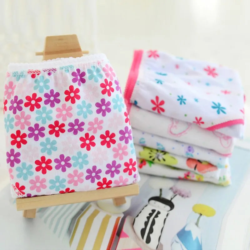 Conjunto de 6 Calcinhas para Meninas Bebês e Crianças