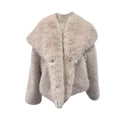 Casacos Sólidos Temperamento Para Mulheres Lapela Manga Longa Botões Patchwork Designer Casacos Femininos Moda Estilo Roupas