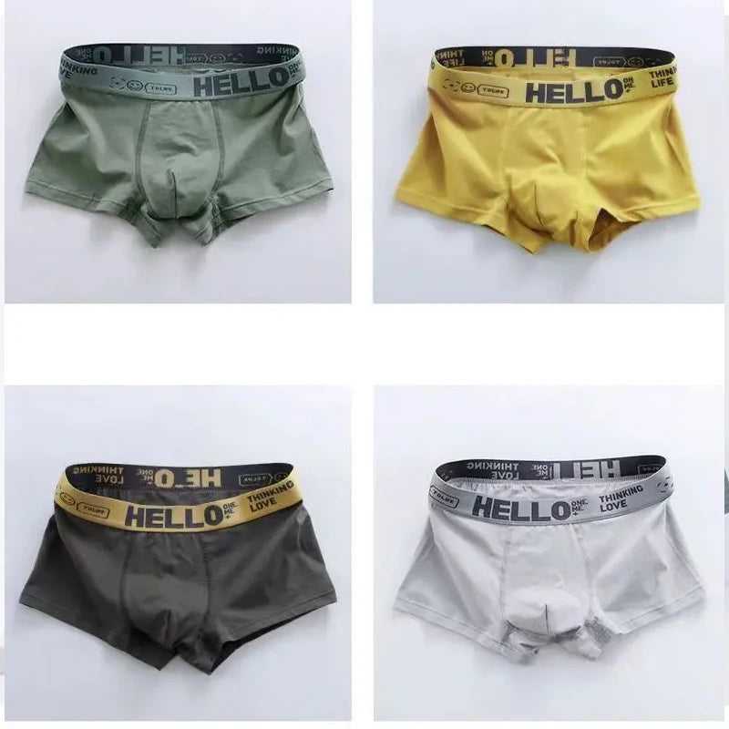 Boxers Confortáveis com Estampa 'HELLO'