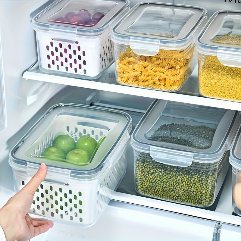 Conjunto de 4 Recipientes de Armazenamento de Alimentos Premium